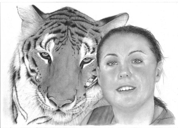 Commission for Amy "Amy and Tiger"