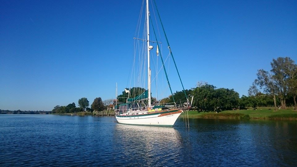 At anchor